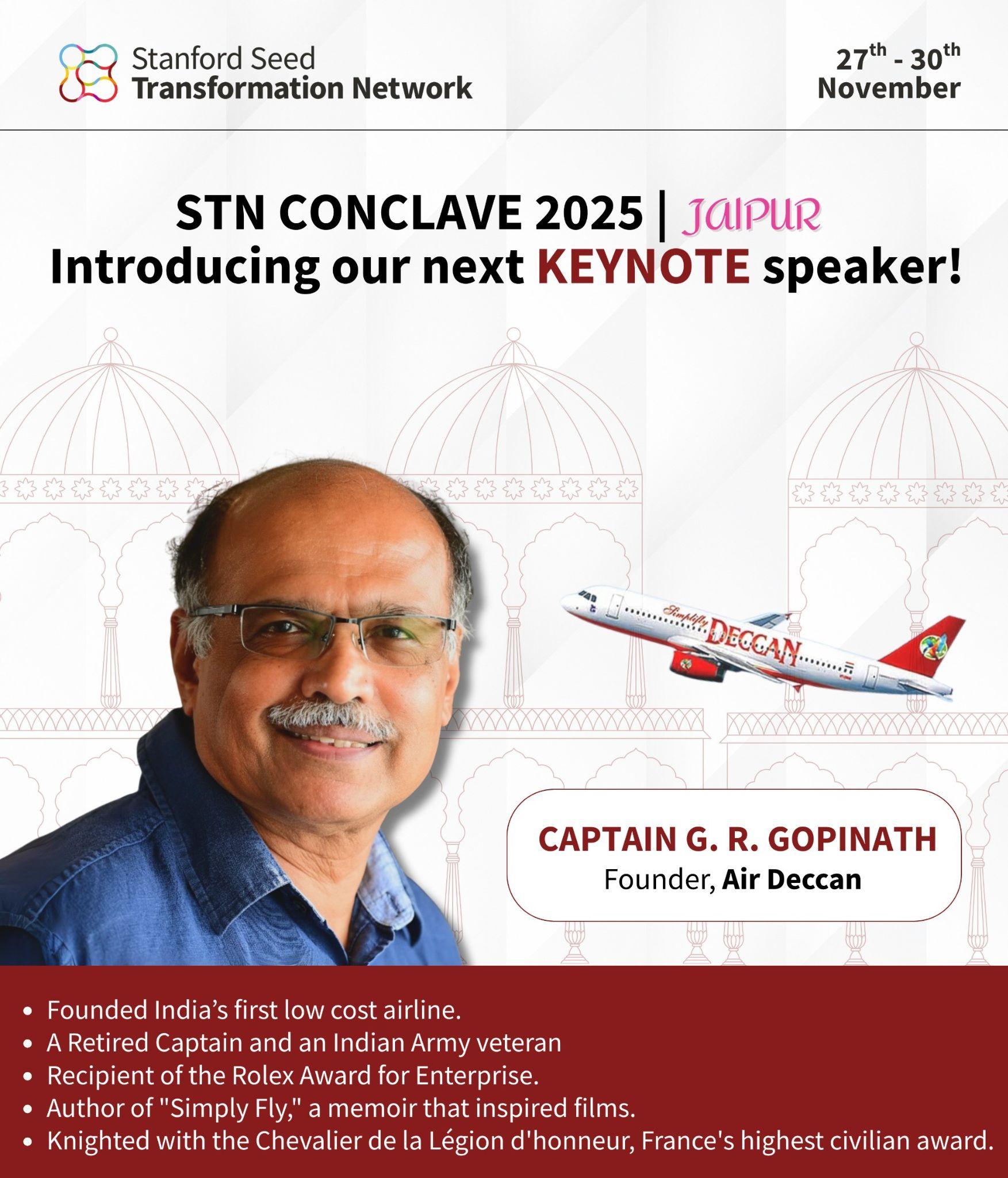 Captain G. R. Gopinath - Founder, Air Deccan