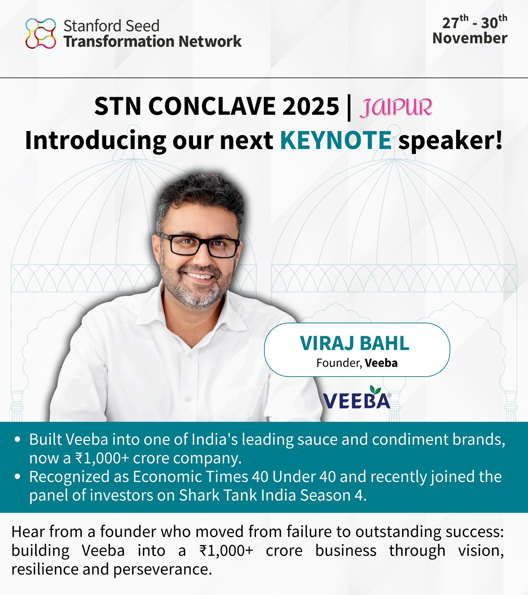 Viraj Bahl - Founder, Veeba