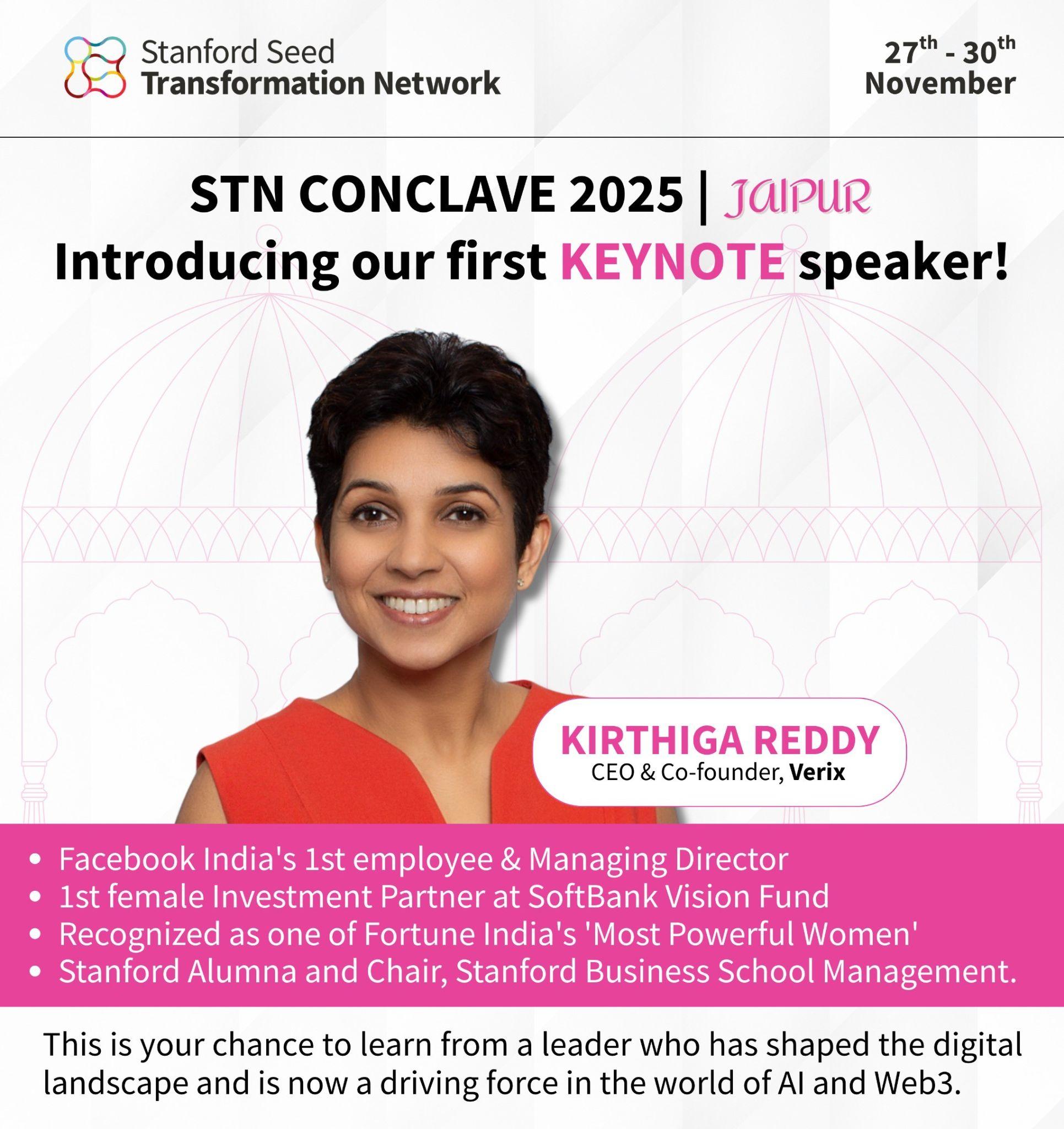 Kirthiga Reddy - CEO & Co-founder, Verix