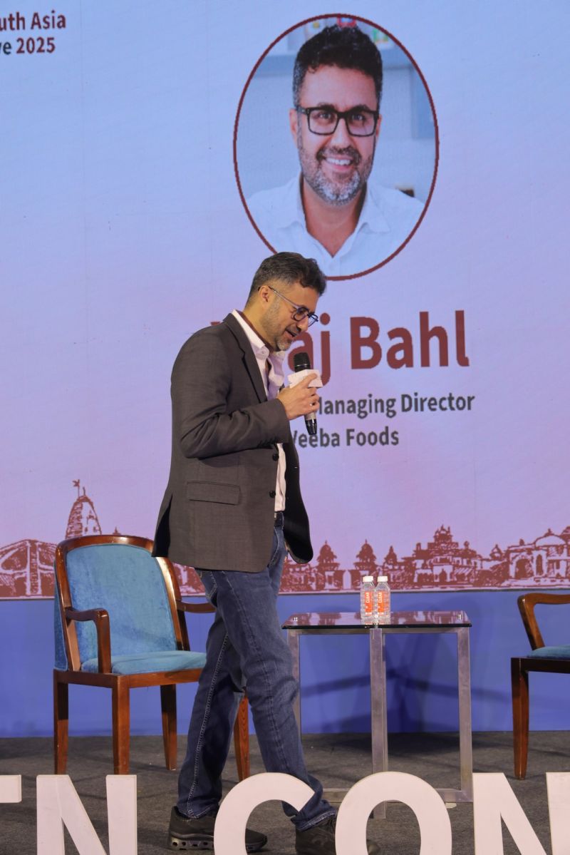 Viraj Bahl on stage at STN Conclave 2025, Jaipur