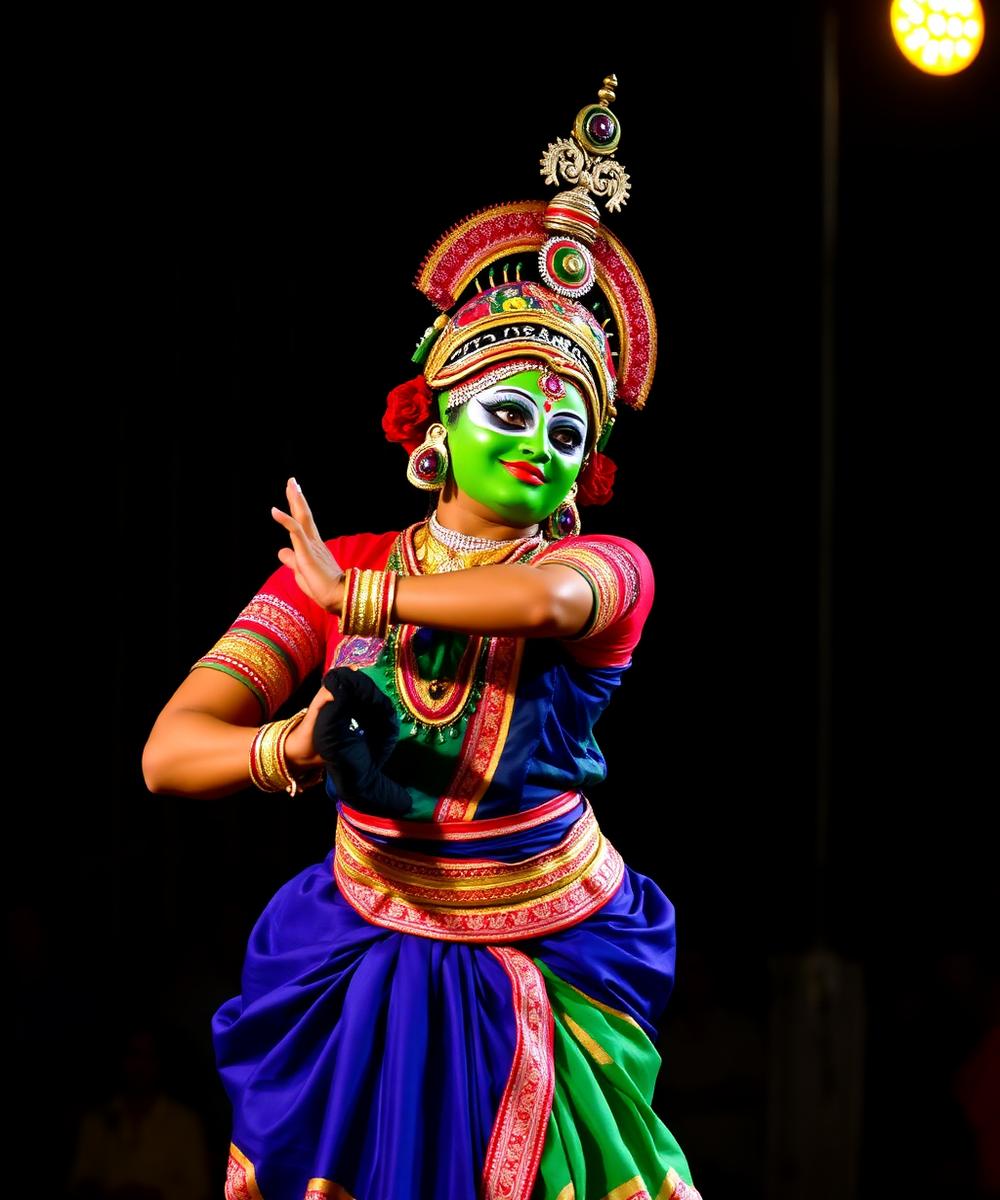 Kathakali dancer
